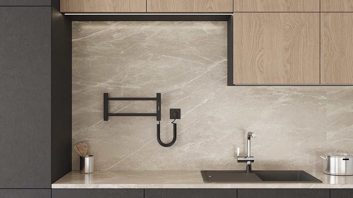 Ladder Elite 2 Negro para Cocina