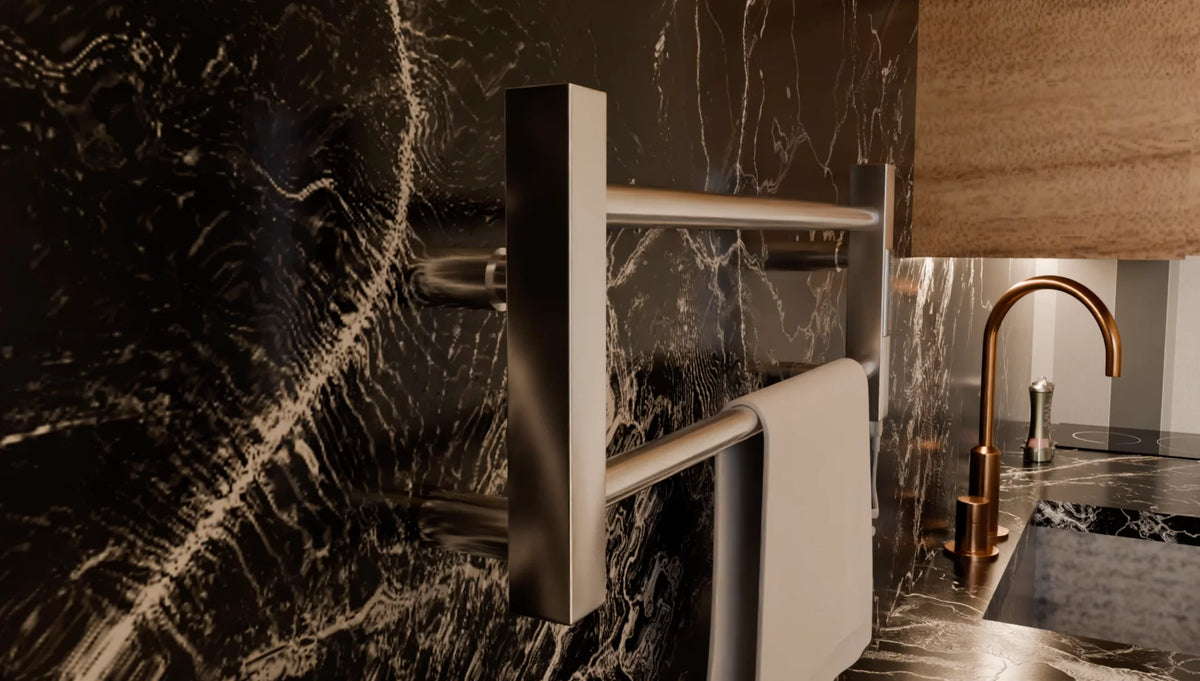 Ladder Lux 2 Cromo para Cocina