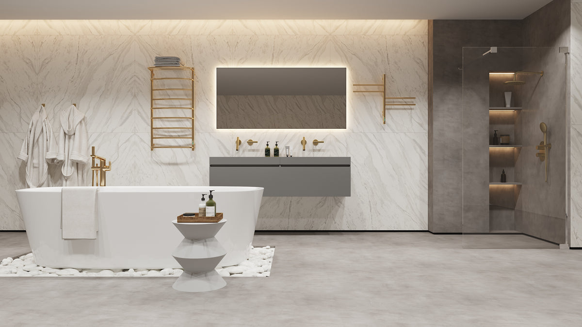 Cascade with Shelf 9 Oro