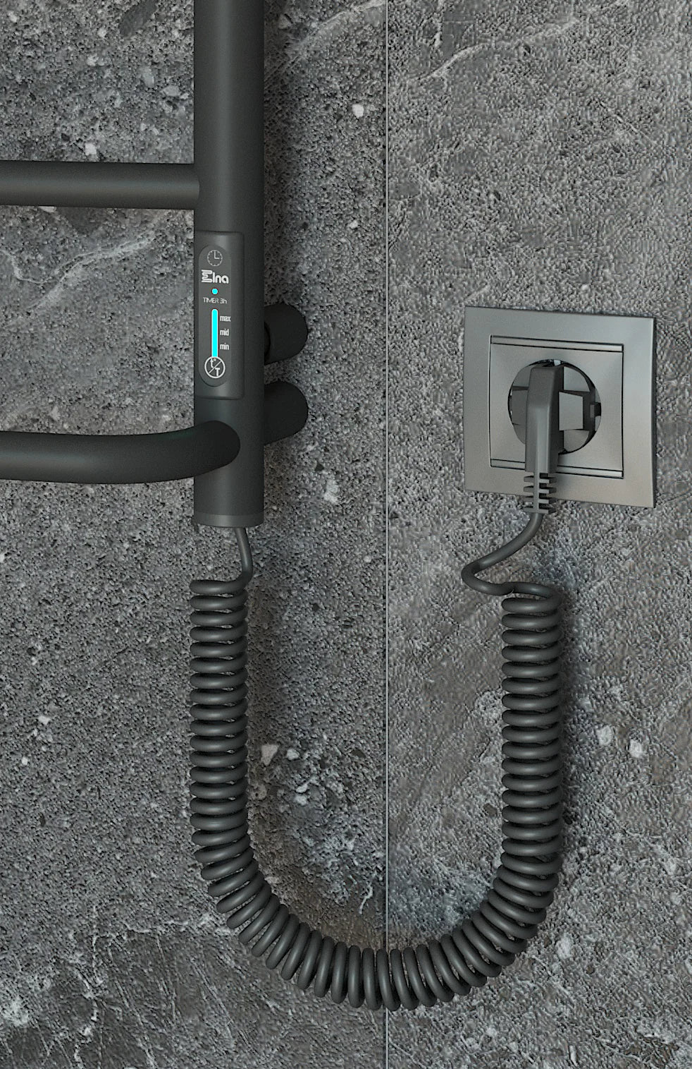 Cascade with Shelf 6 Negro