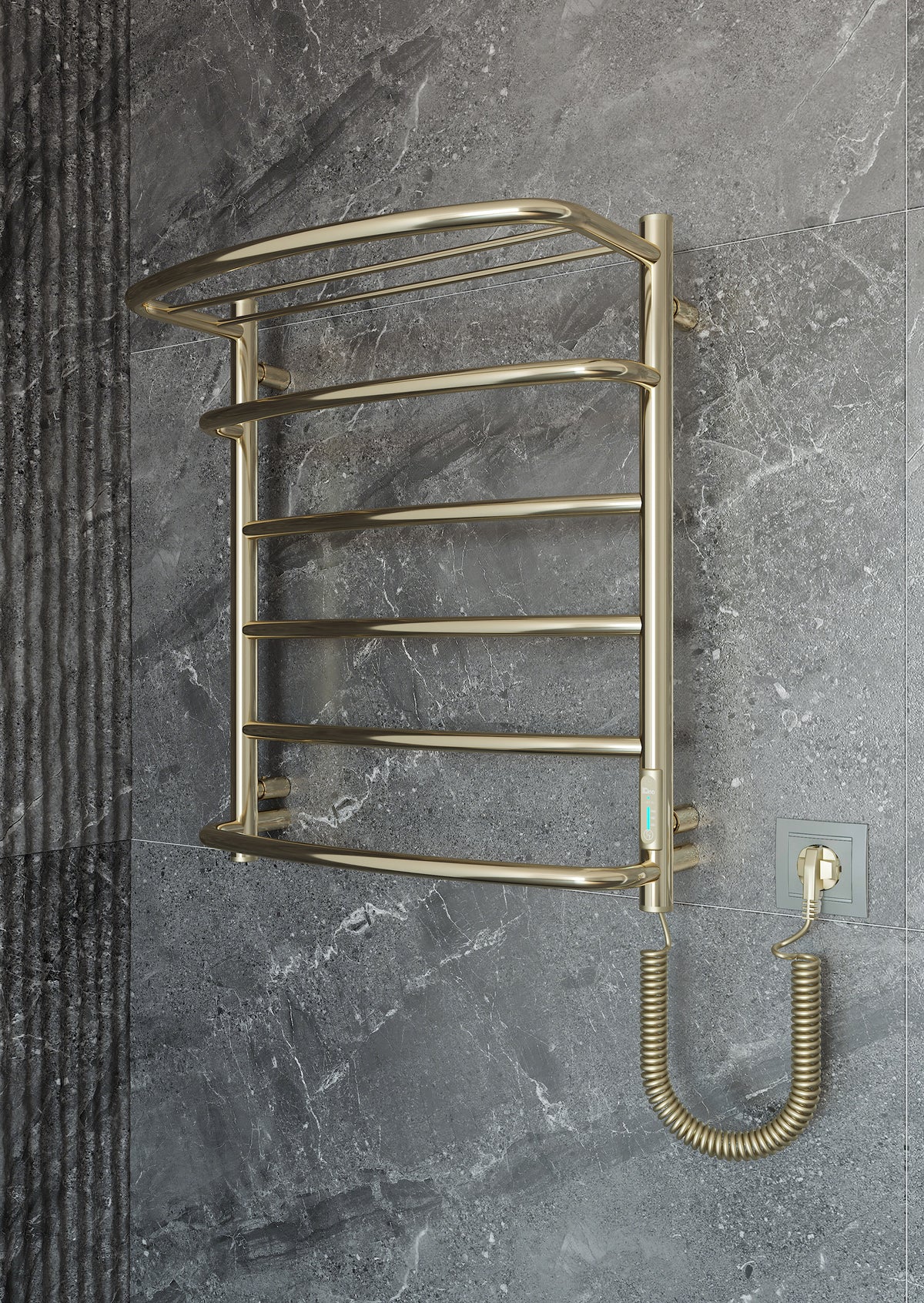 Cascade with Shelf 6 Oro