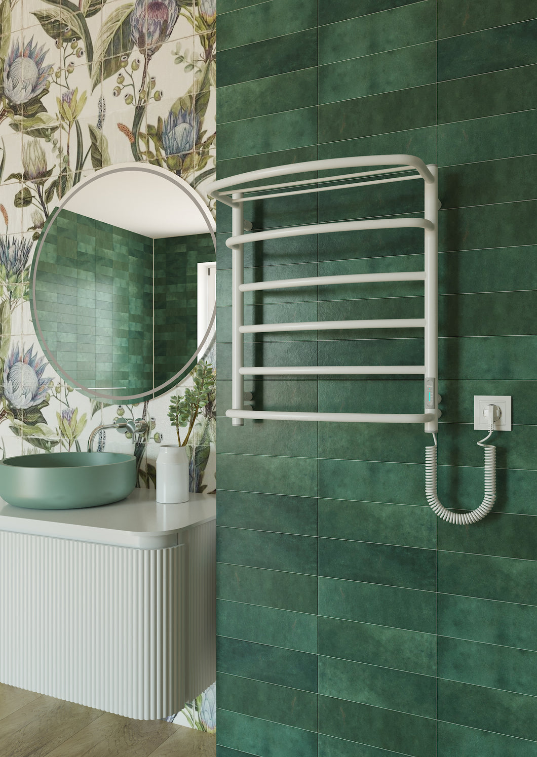 Cascade with Shelf 6 Blanco