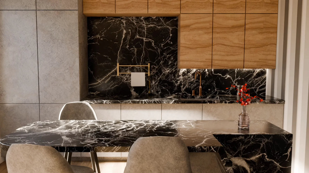 Ladder Lux 2 Oro para Cocina