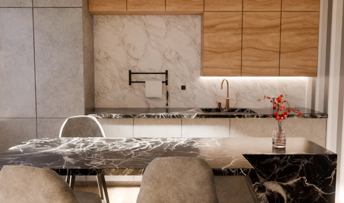 Ladder Elite 2 Negro para Cocina