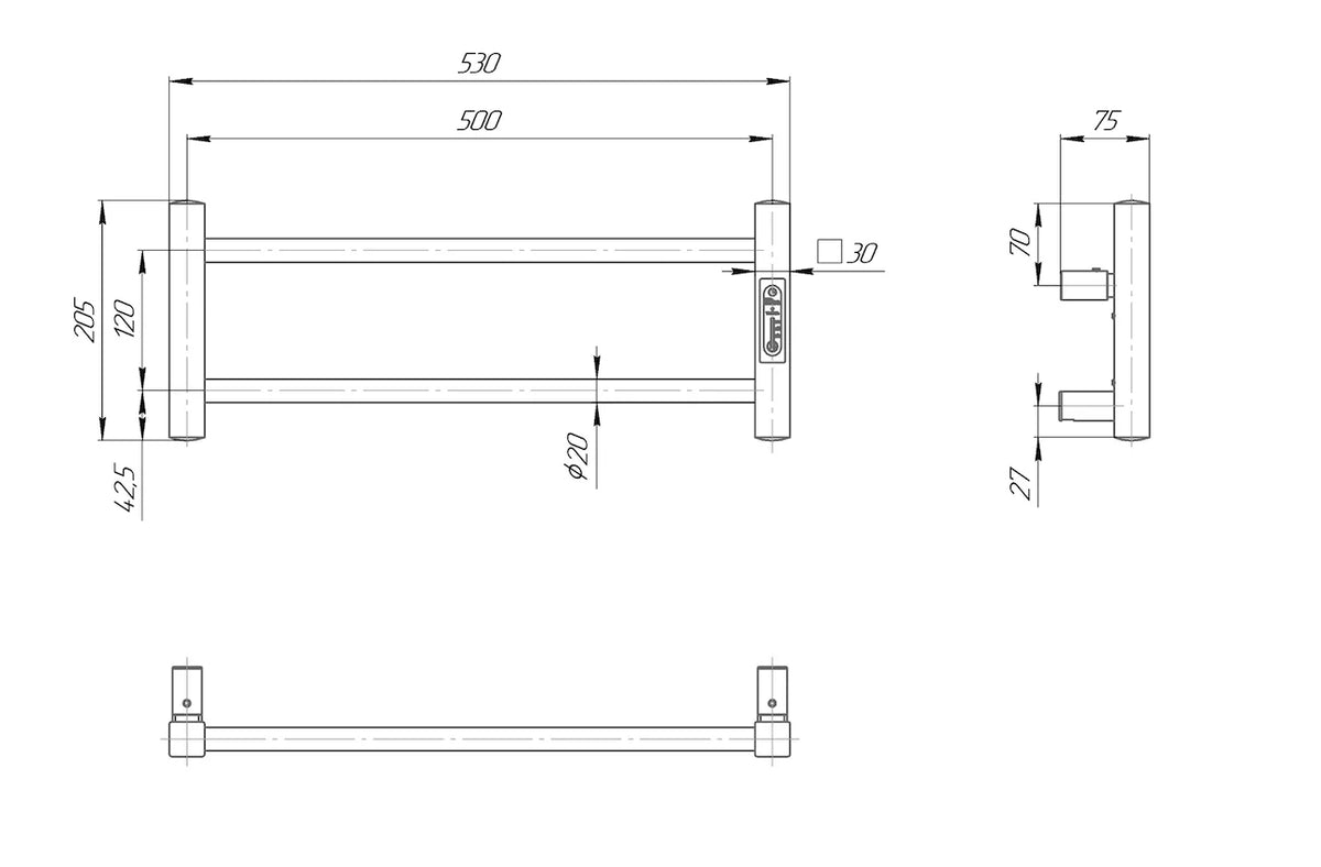 Ladder Lux 2 Oro para Cocina