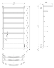 Cargar imagen en el visor de la Galería, Cascade with Shelf 9 Negro
 фото 12