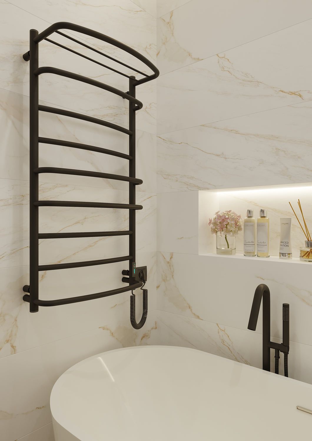 Cascade with Shelf 9 Negro