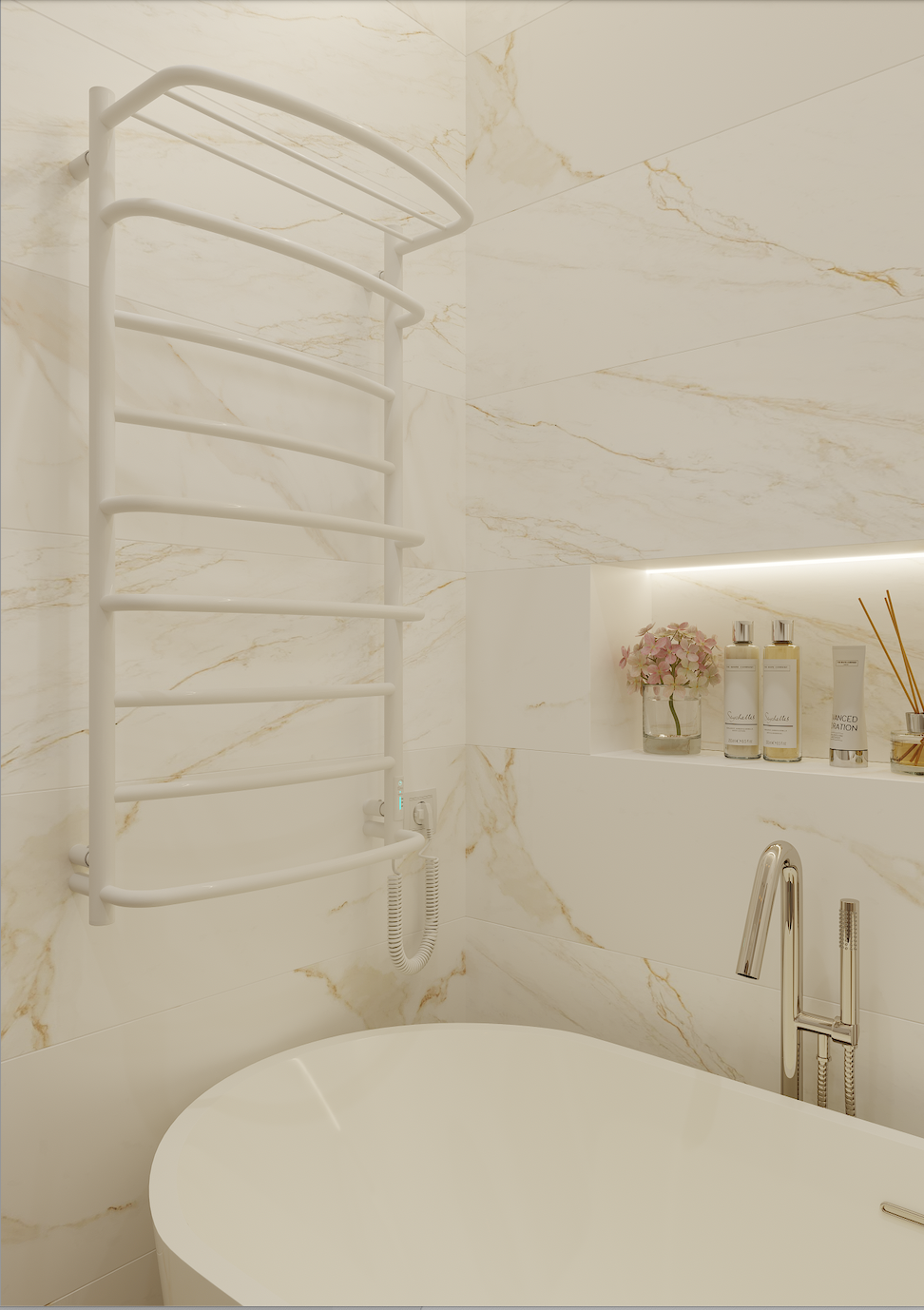 Cascade with Shelf 9 Blanco