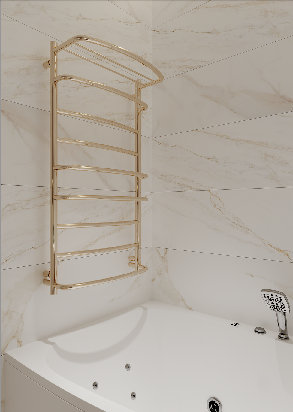 Cascade with Shelf 9 Oro