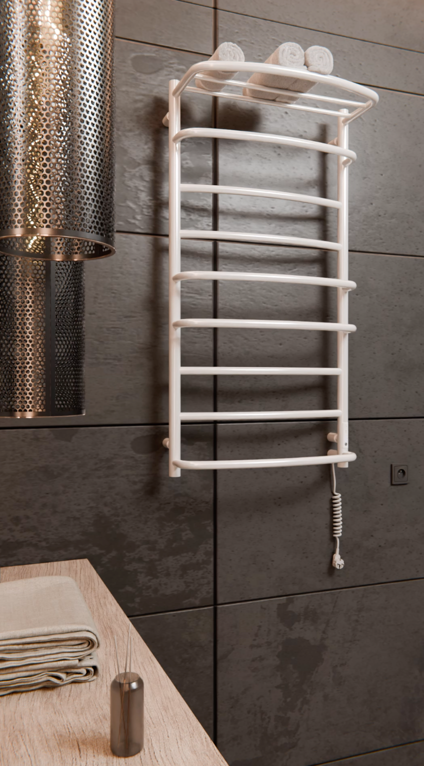 Cascade with Shelf 9 Blanco