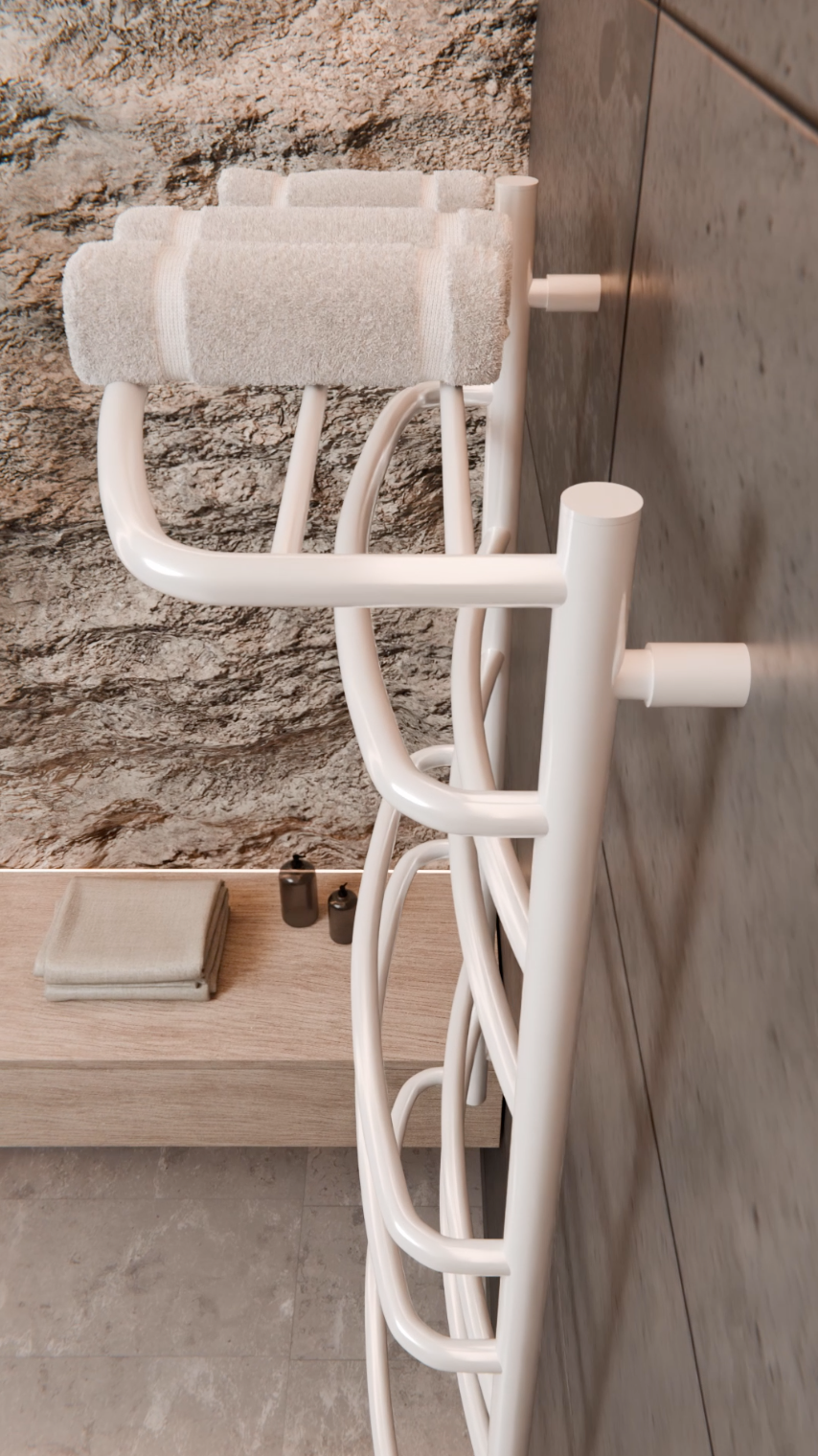 Cascade with Shelf 9 Blanco