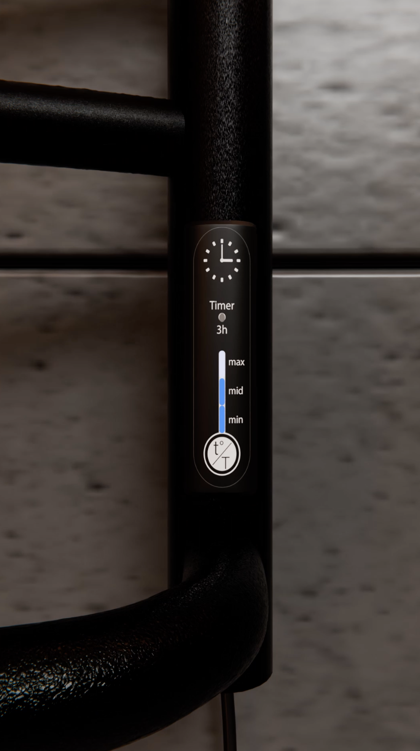 Cascade with Shelf 9 Negro