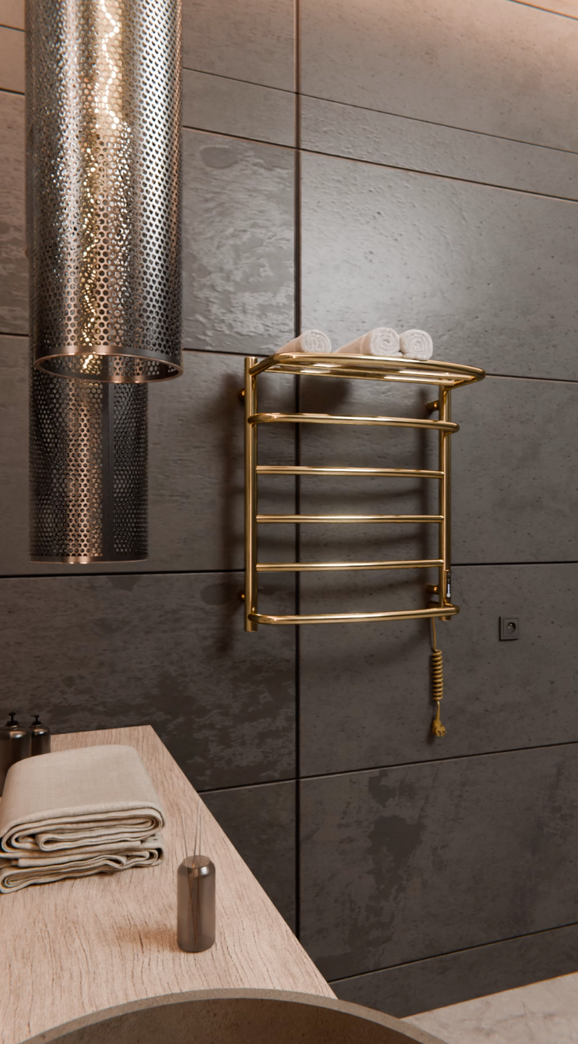 Cascade with Shelf 6 Oro